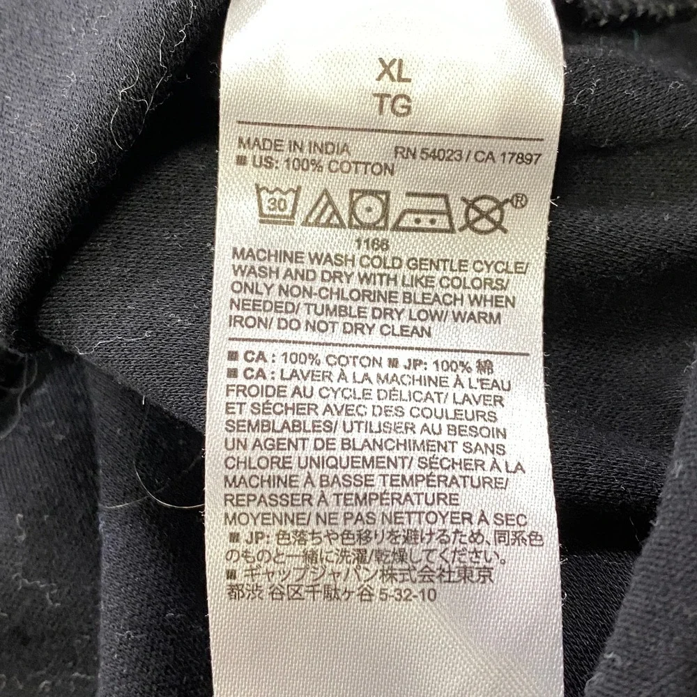 Banana Republic Polo Mens XL Luxe Touch Geometric Print Black Classic Shirt